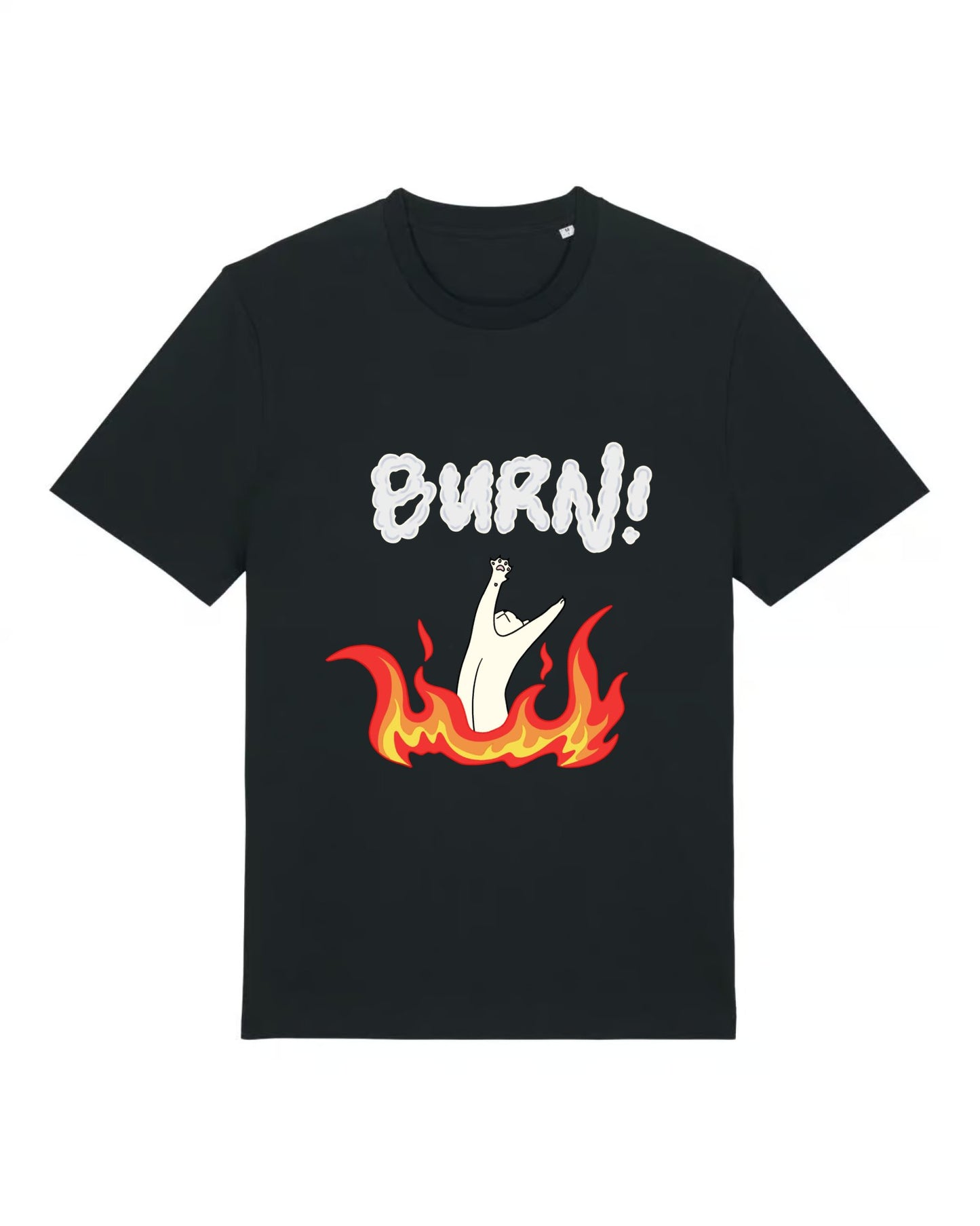 "Burn" - Unisex shortsleeve T-shirt - Catnip