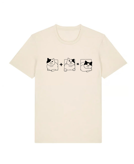 "Cat math" - Unisex shortsleeve T - shirt (PRE - ORDER) - Catnip
