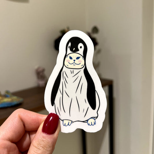 Sticker - Penguin cat - Christy Chan | Artist