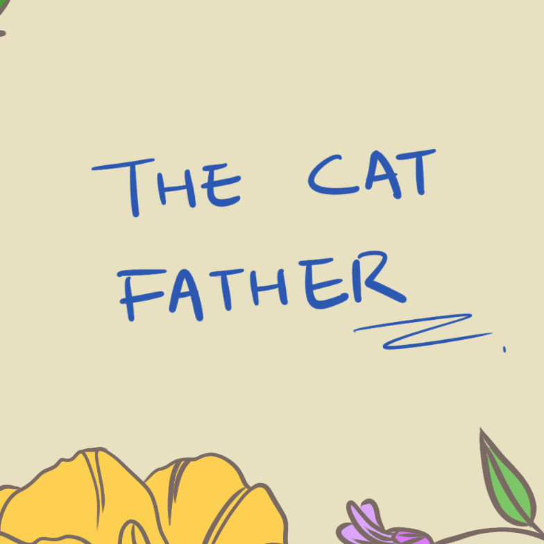 "The Cat Father" - Cat Art Poster - Christy Chan | Artist
